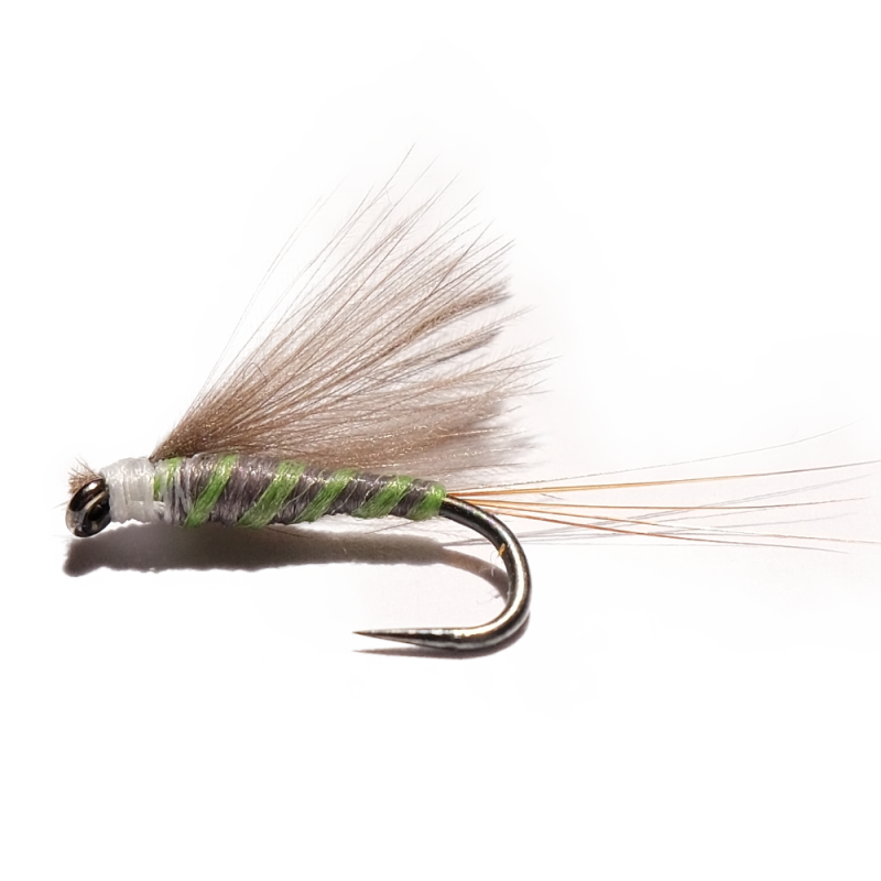 Dry Mayfly Green Rib