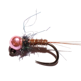 Brown Nymph with Black Dubbing