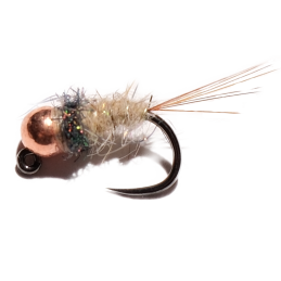 Cream Nymph with Black Dubbing