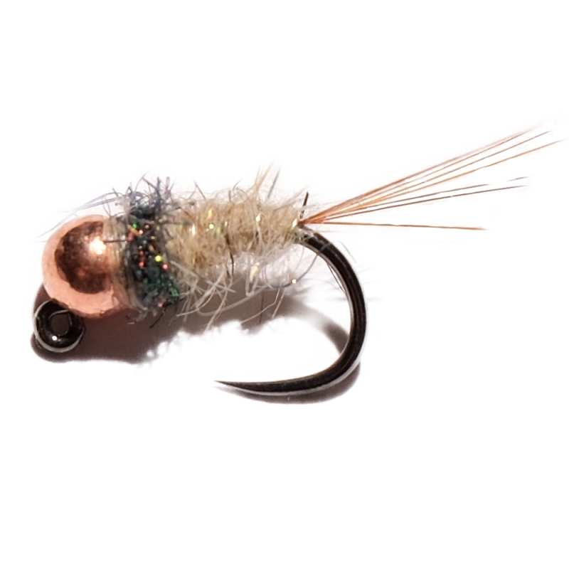 Cream Nymph with Black Dubbing